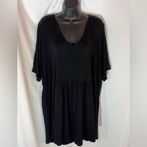Black George Size 4x Peplum t-shirt